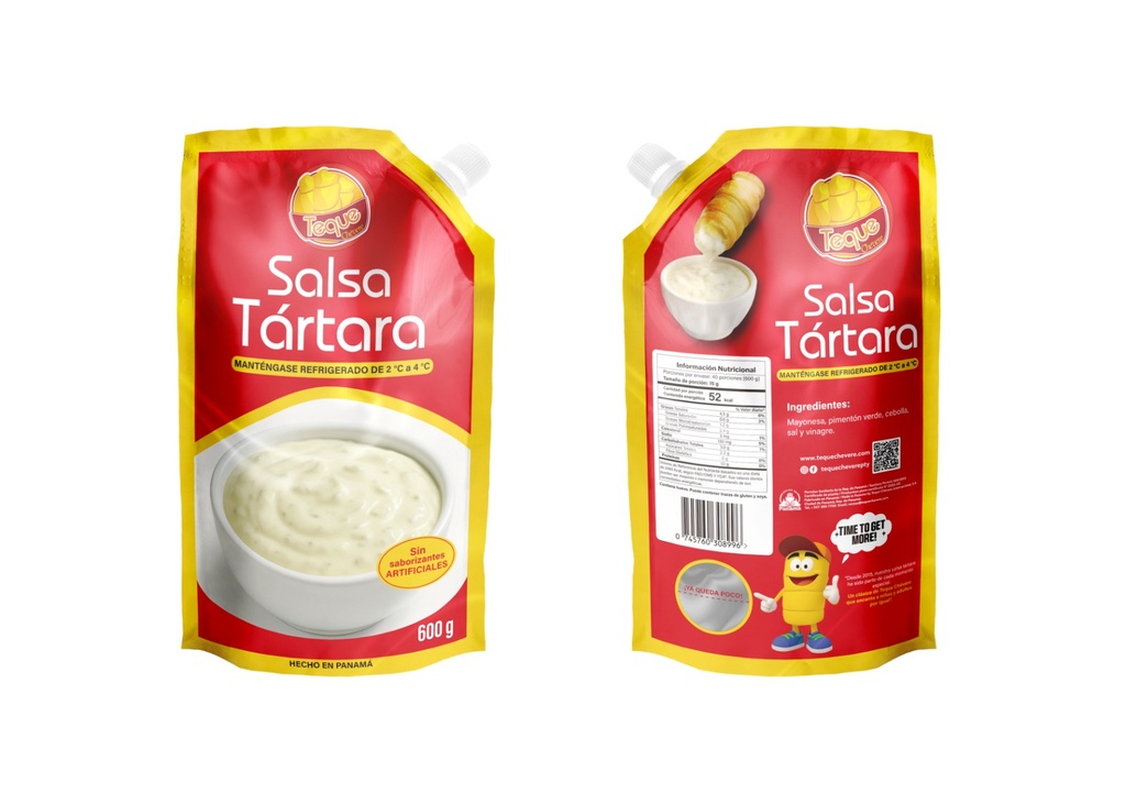 SALSA TARTARA TEQUE CHÉVERE 600GR