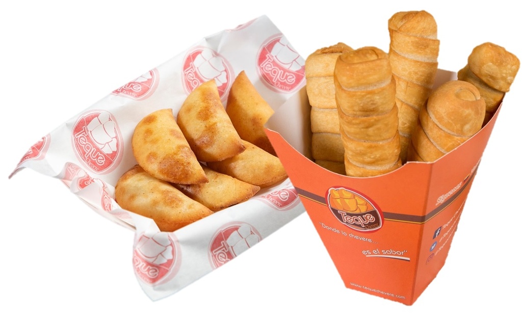 Combo Dúo Empanaditas de harina de maíz + Tequeños Premium