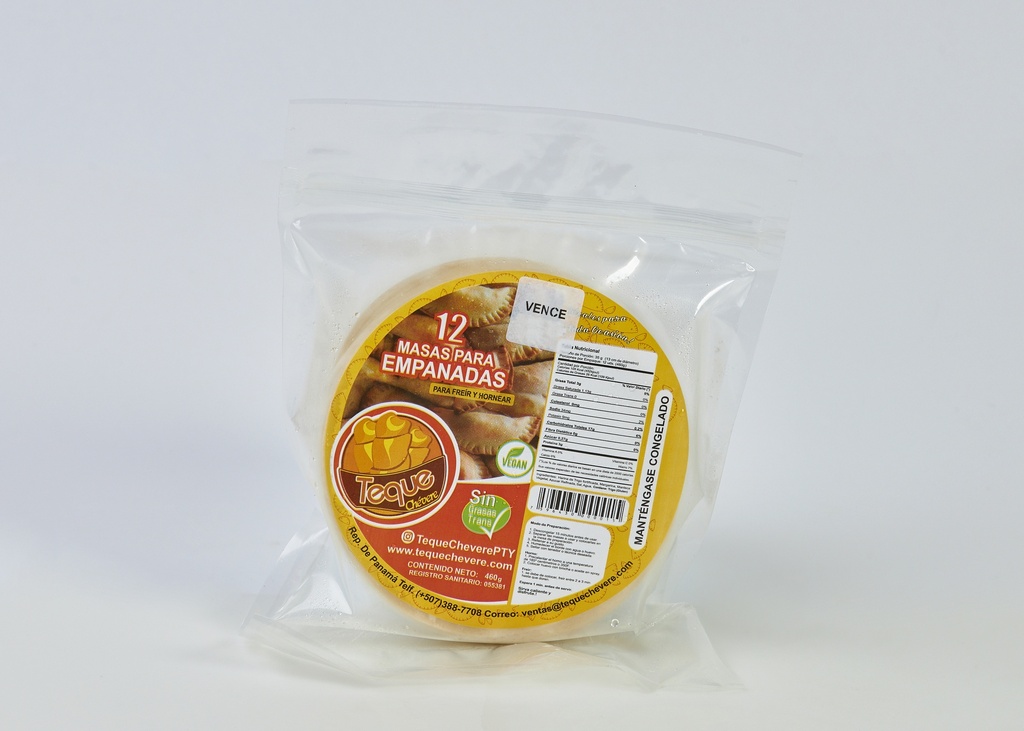 Masa fácil o Tapas para hacer Empanadas de 12 unidades