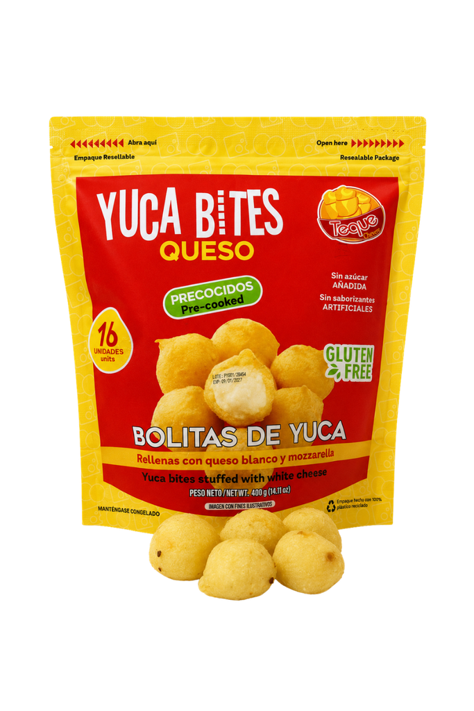 Yuca Bites de Queso Blanco de 16 unidades