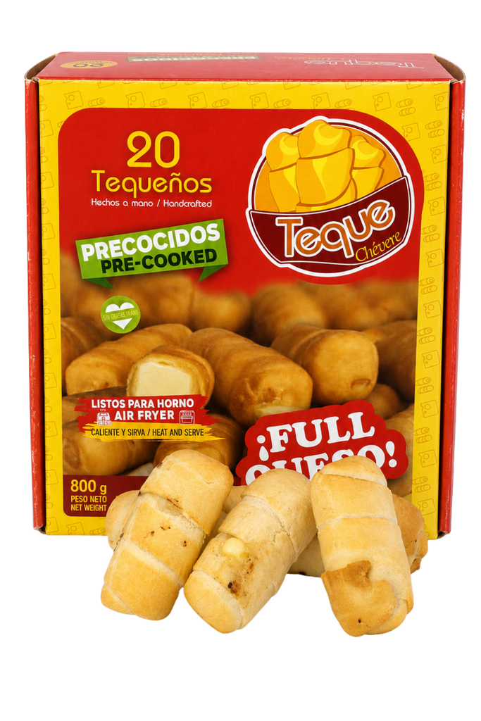 Tequeños ¡Full Queso! de 20 unidades Pre-cooked