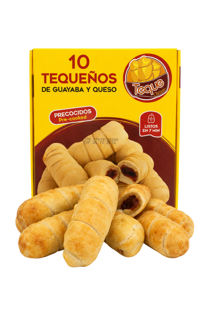 Tequeños ¡Full Queso Guayaba! 10 unidades Pre-cooked