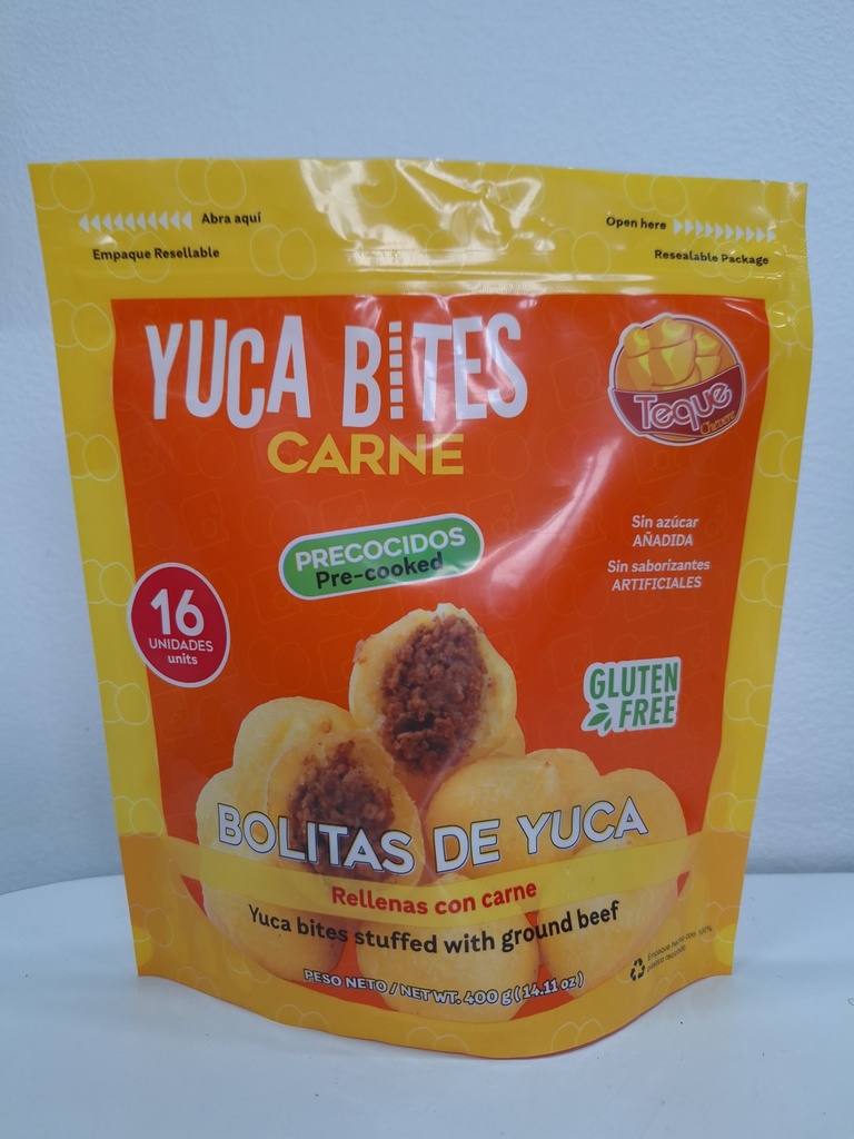 Yuca Bites Carne de 16 unidades